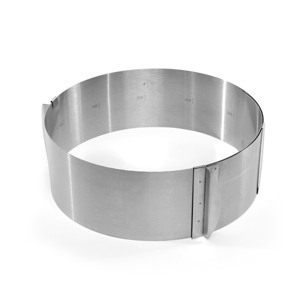 Verstellbarer Tortenring, rund  Verstellbarer Tortenring, rund